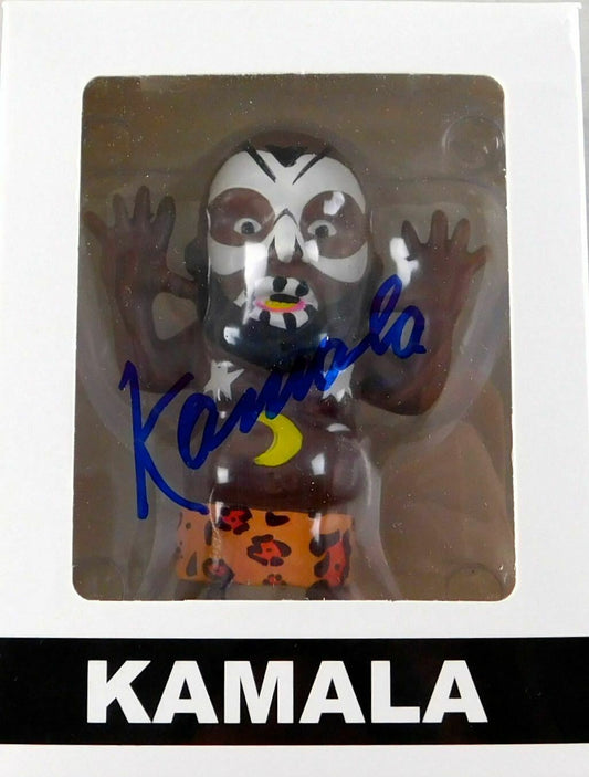 Hasbro WWF Kamala w/moon on belly MOC. CAS graded