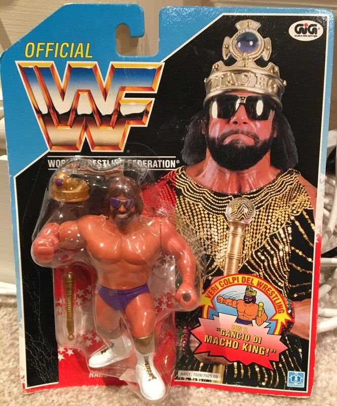 RARE WWE MACHO Man King Randy Savage Figurine De Lutte Hasbro Wwf Série RARE WWE MACHO Man King Randy Savage Figurine De Lutte Hasbro Wwf Série