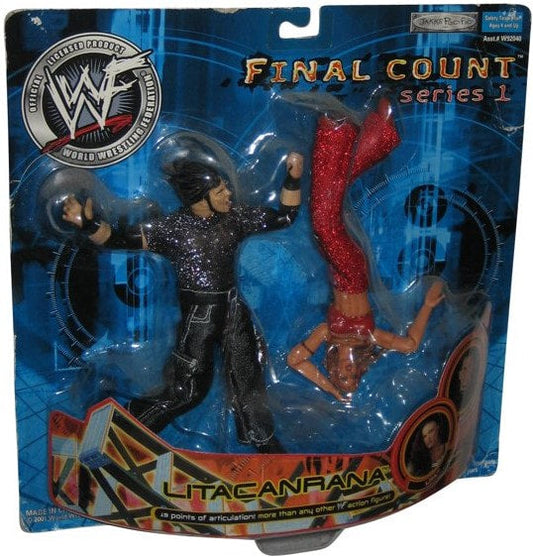 2001 WWF Jakks Pacific Final Count Series 1 "Litacanrana": Lita & Matt Hardy
