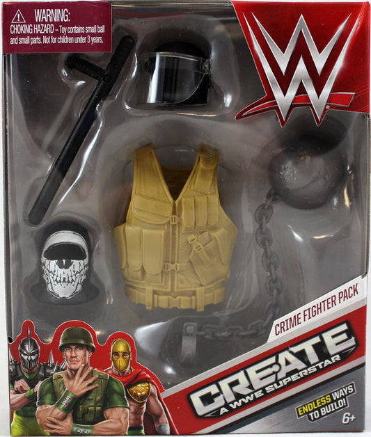 2016 WWE Mattel Create a WWE Superstar Accessory Sets: Crime Fighter Pack