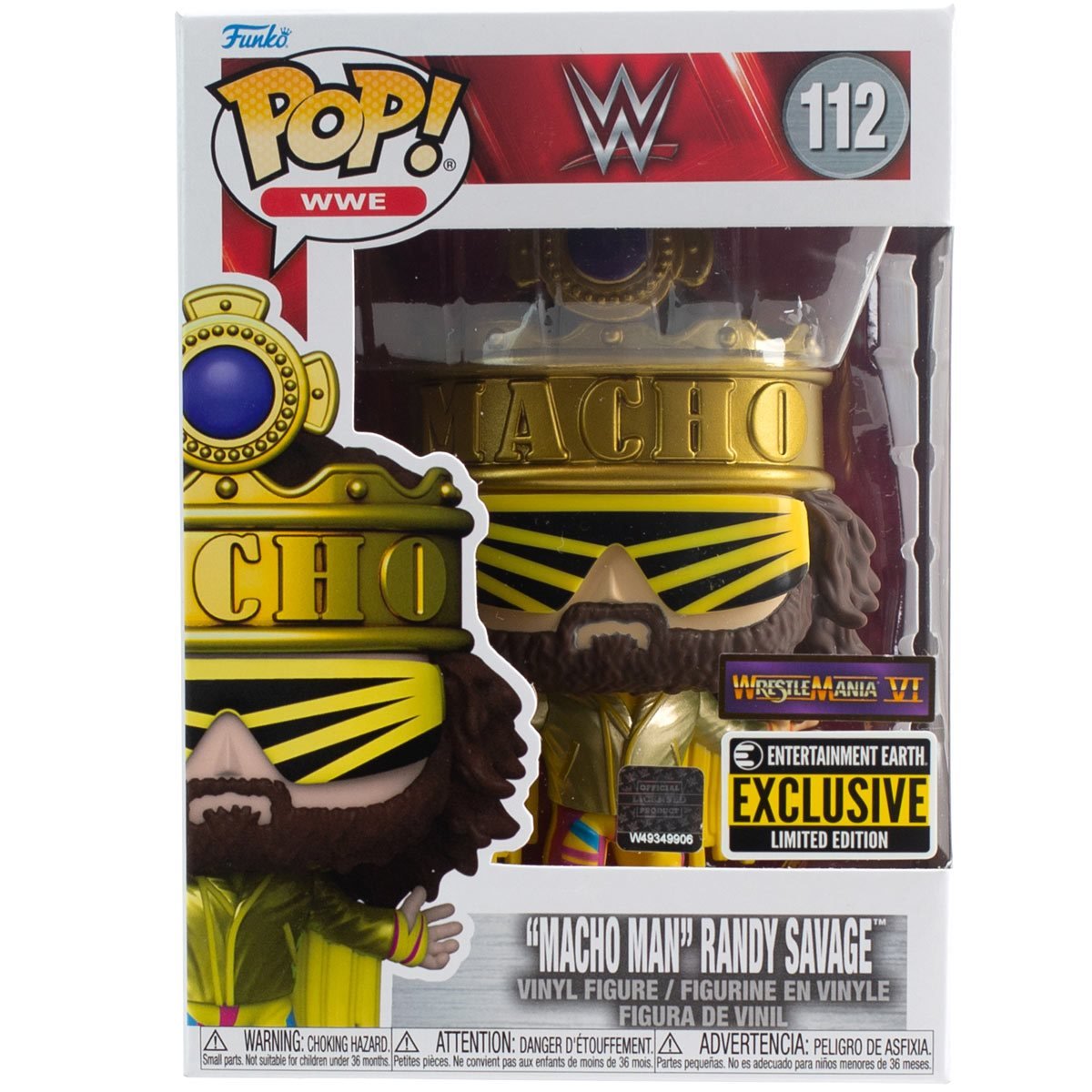 2022 WWE Funko POP! Vinyls 112 "Macho Man" Randy Savage [Exclusive]