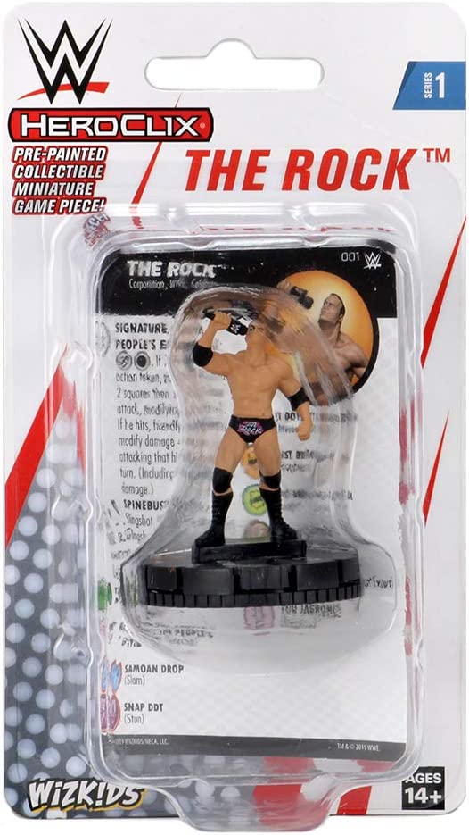 2019 WWE WizKids HeroClix Series 1 The Rock