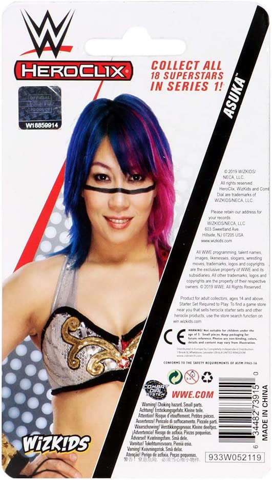 2019 WWE WizKids HeroClix Series 1 Asuka