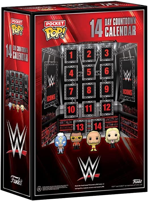 2023 WWE Funko Pocket POP! 14-Day Countdown Calendar