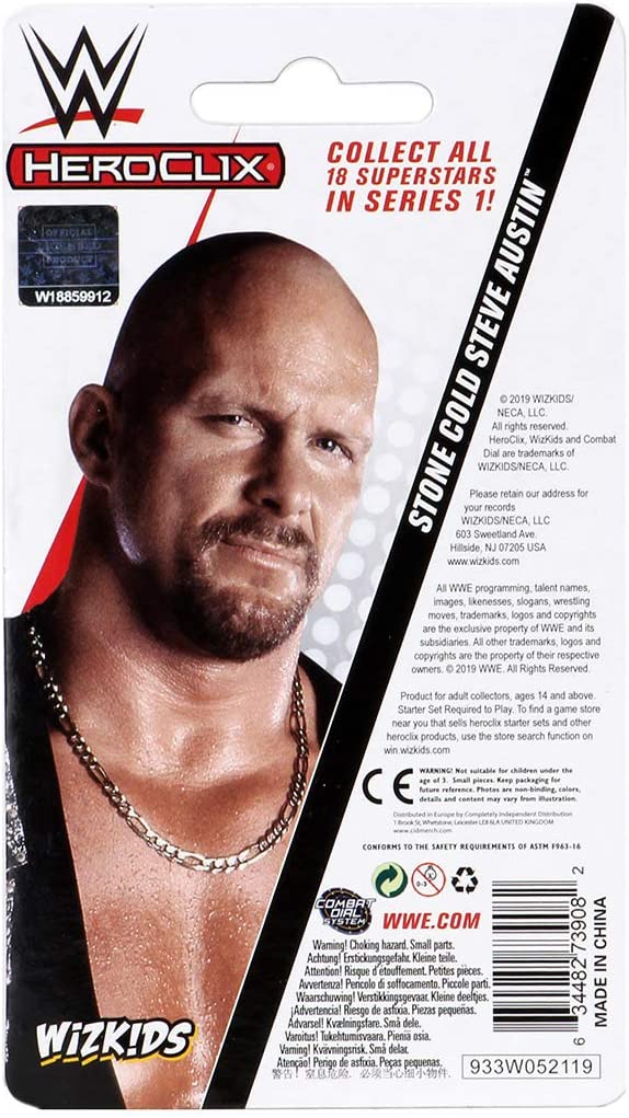 2019 WWE WizKids HeroClix Series 1 Stone Cold Steve Austin