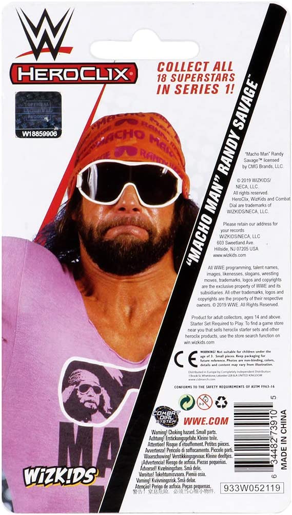 2019 WWE WizKids HeroClix Series 1 "Macho Man" Randy Savage