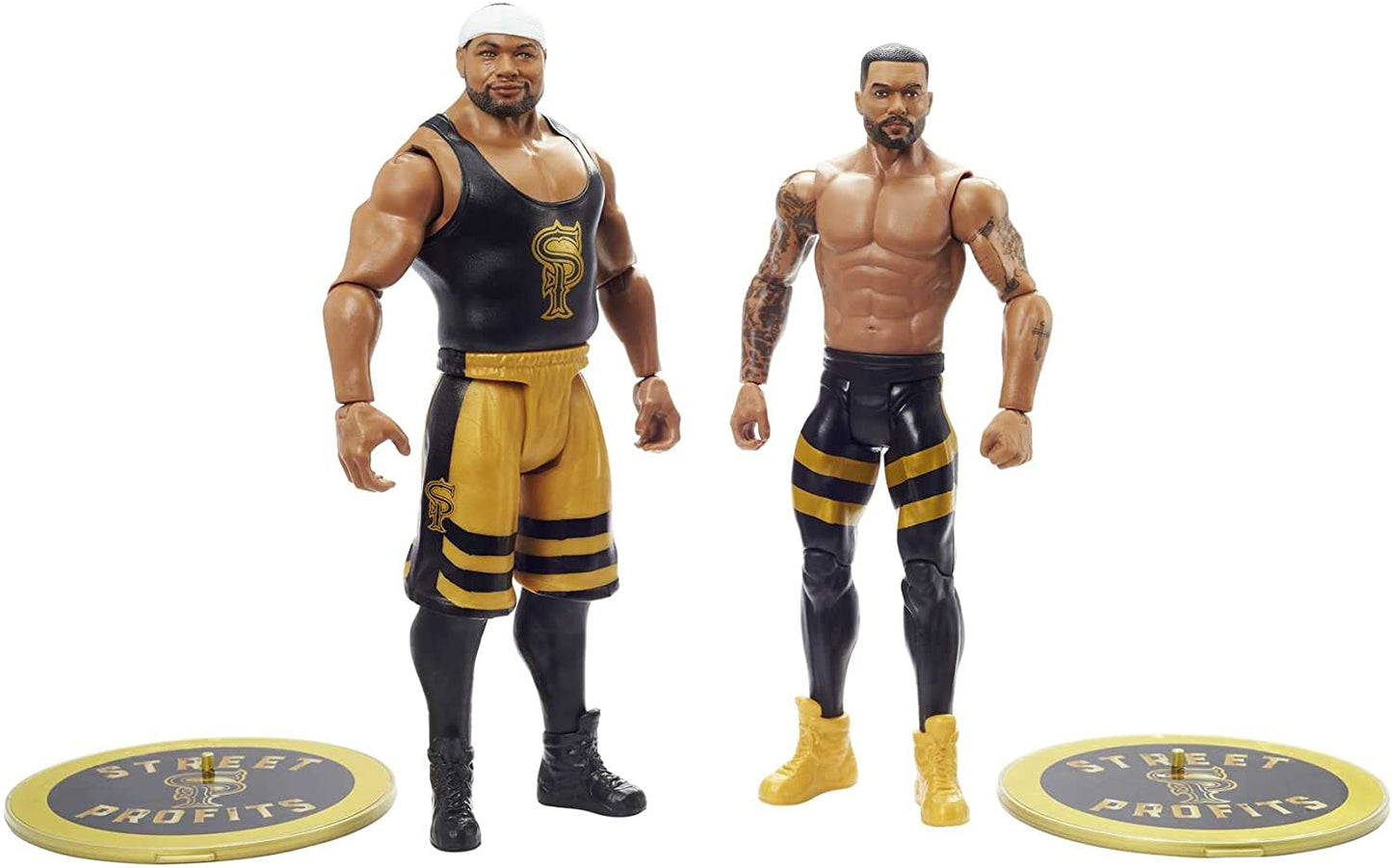 2021 WWE Mattel Basic Championship Showdown Series 6 The Street Profits: Angelo Dawkins & Montez Ford