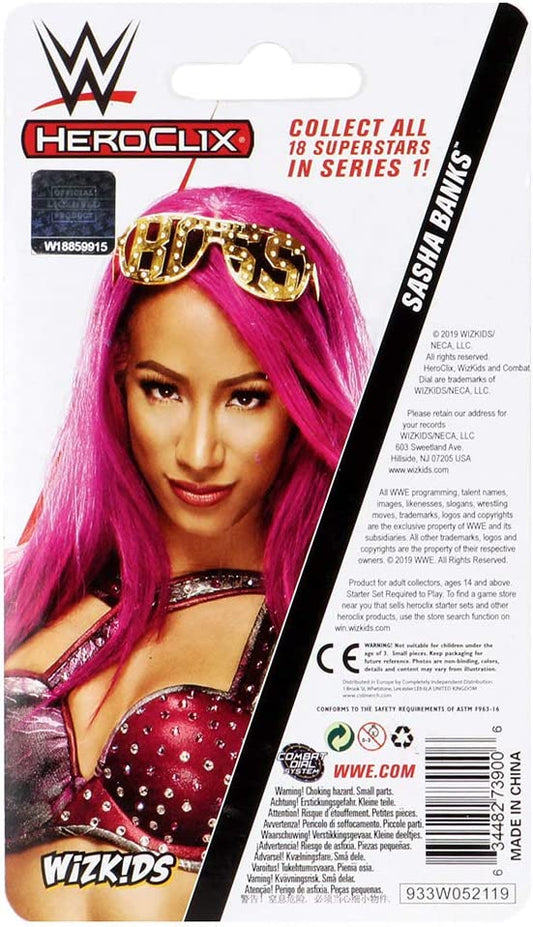 2019 WWE WizKids HeroClix Series 1 Sasha Banks