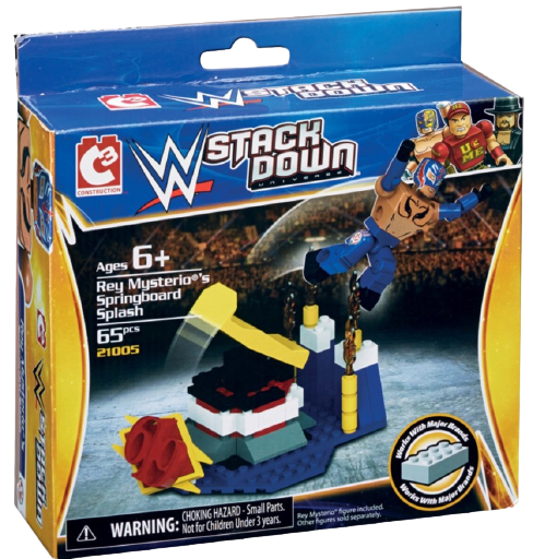 2014 WWE Bridge Direct StackDown Series 2 Rey Mysterio's Springboard Splash