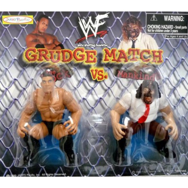 1999 WWF Jakks Pacific Brawl-4-All Grudge Match: The Rock vs. Mankind