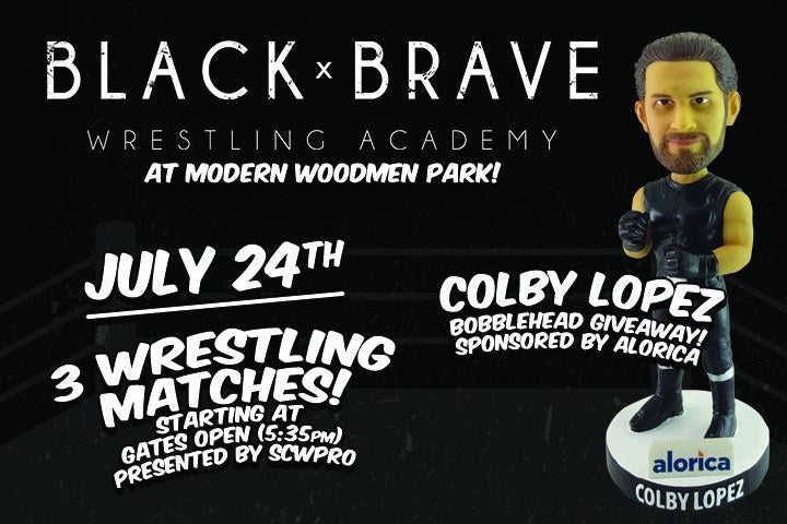 2019 Quad City River Bandits Colby Lopez [Seth Rollins] Bobblehead