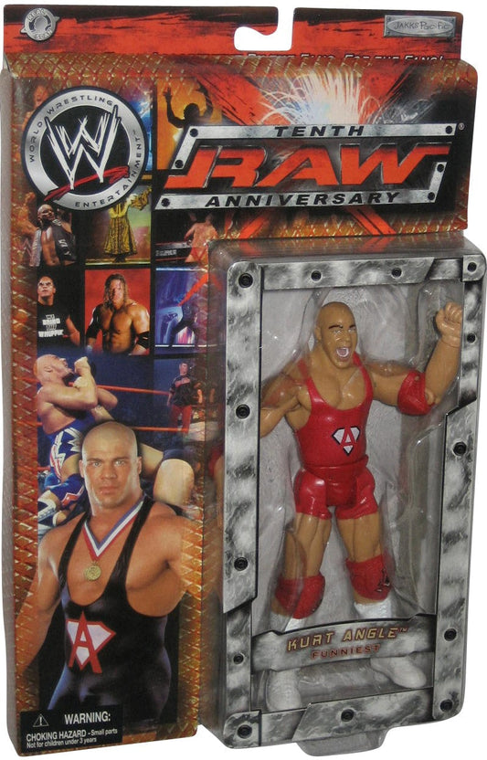 2003 WWE Jakks Pacific Tenth Raw Anniversary Kurt Angle