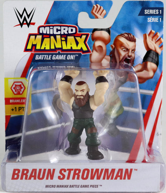 2019 WWE Wicked Cool Toys Micro Maniax Series 1 Braun Strowman Micro Maniax Series Battle Game Piece