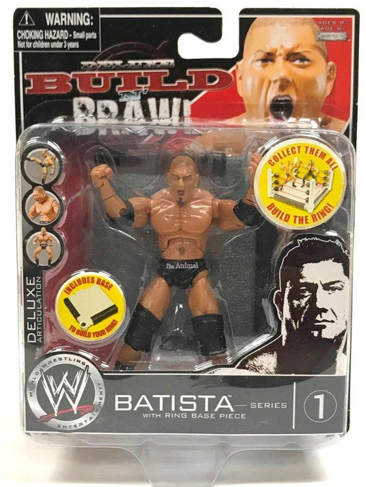 2008 WWE Jakks Pacific Deluxe Build 'N' Brawl Series 1 Batista