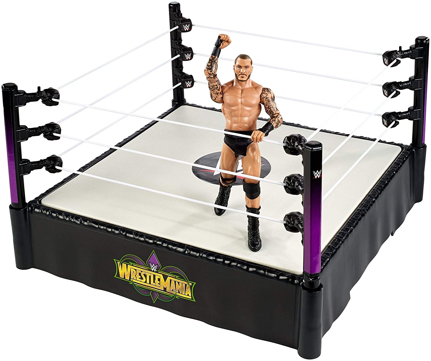 2018 WWE Mattel Basic WrestleMania 34 WrestleMania Ring [With