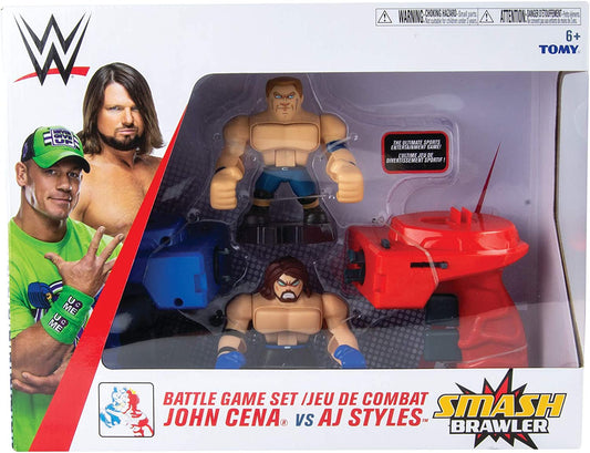 2019 WWE TOMY Smash Brawler Battle Game Set: John Cena vs. AJ Styles