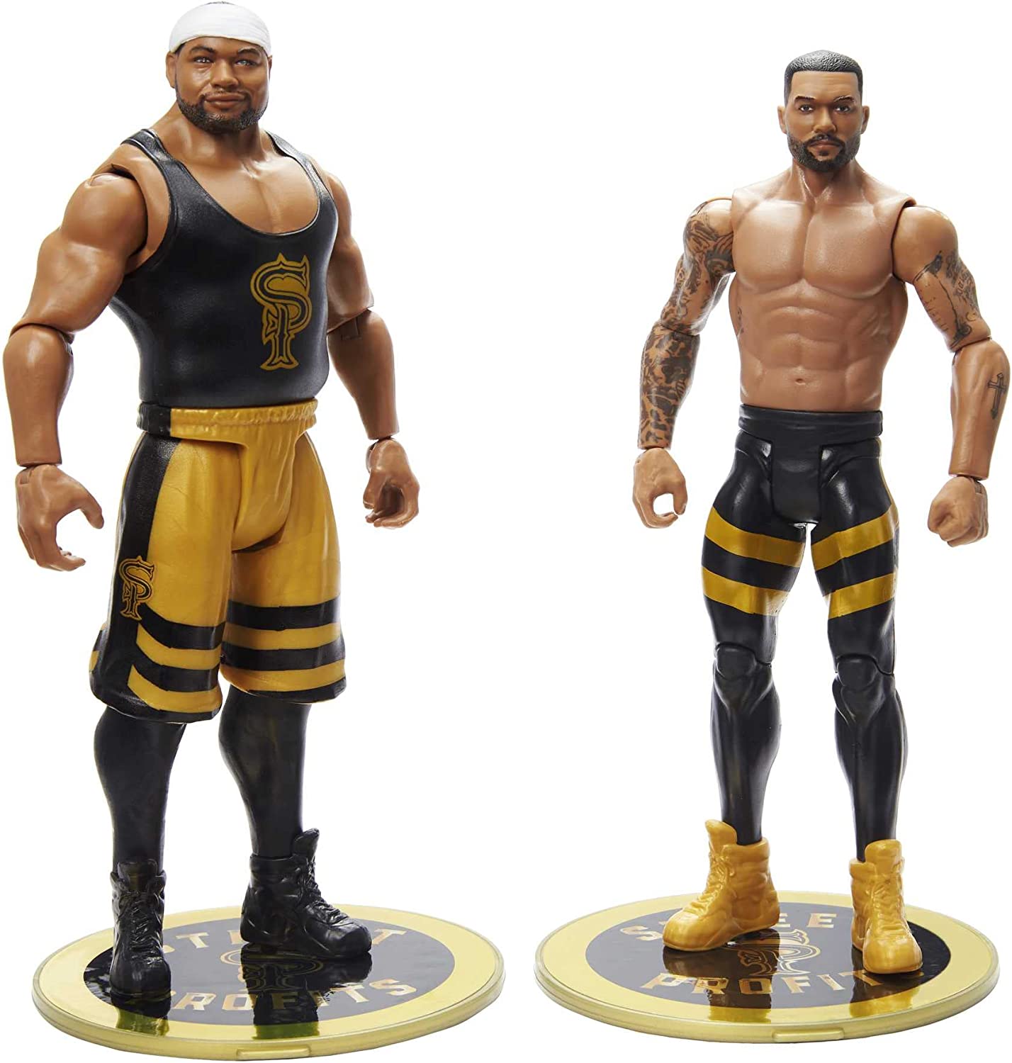 2021 WWE Mattel Basic Championship Showdown Series 6 The Street Profits: Angelo Dawkins & Montez Ford