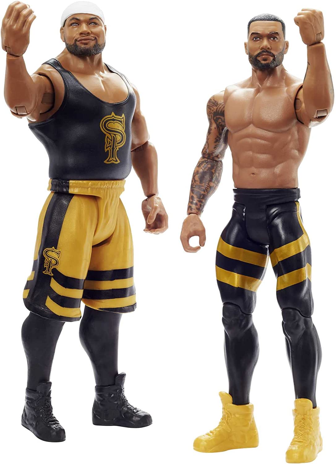 2021 WWE Mattel Basic Championship Showdown Series 6 The Street Profits: Angelo Dawkins & Montez Ford