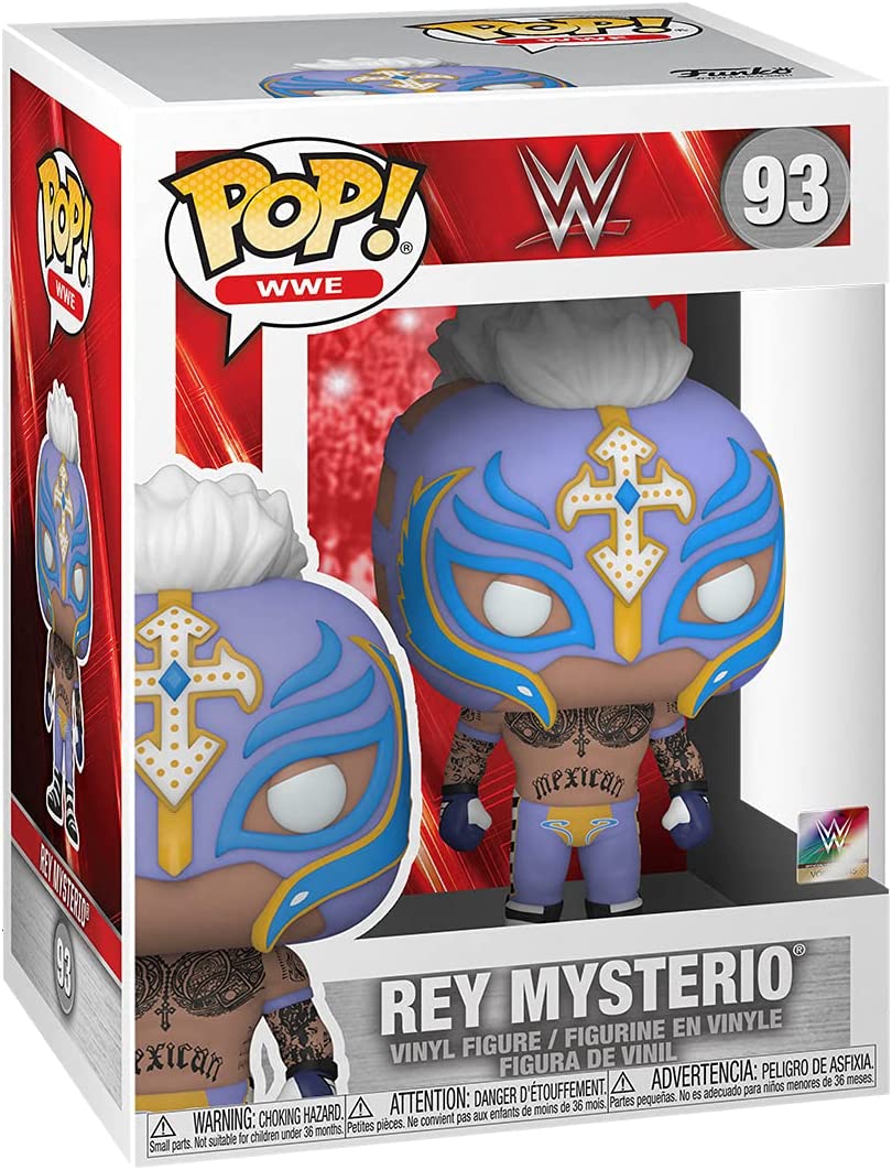 2021 WWE Funko POP! Vinyls 93 Rey Mysterio [Glow in the Dark, Exclusive]