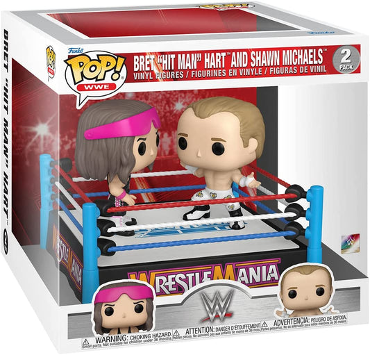 2023 WWE Funko POP! Vinyls 2-Pack: Bret "Hit Man" Hart & Shawn Michaels