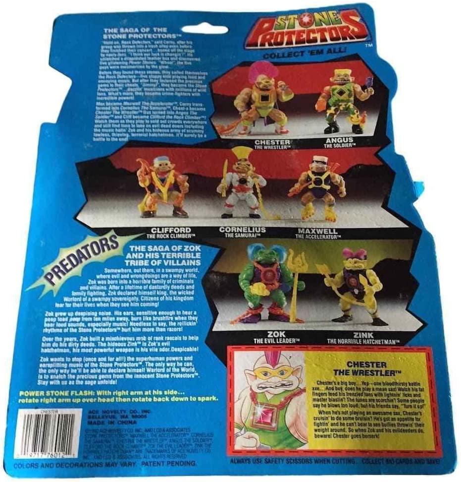 1993 Ace Novelty Company Stone Protectors: Chester the Wrestler