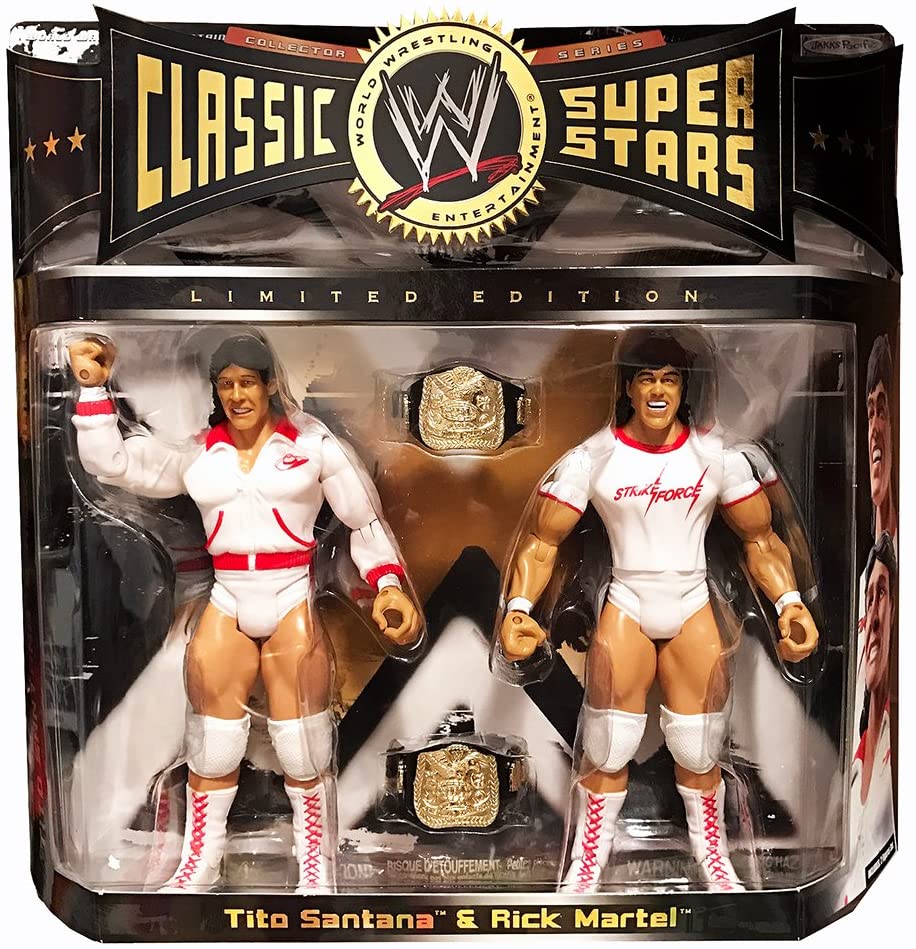 2007 WWE Jakks Pacific Classic Superstars 2-Packs Series 6 Strike Force: Tito Santana & Rick Martel