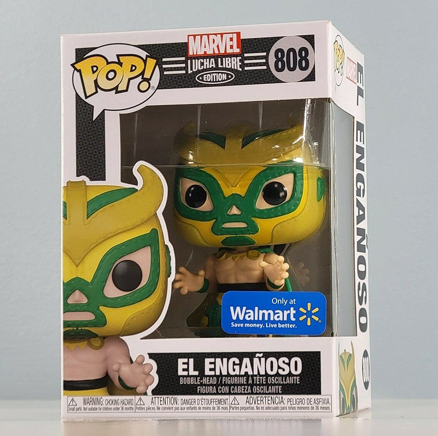 2021 Marvel Lucha Libre Edition Walmart Exclusive Funko POP! 808 El Enganoso