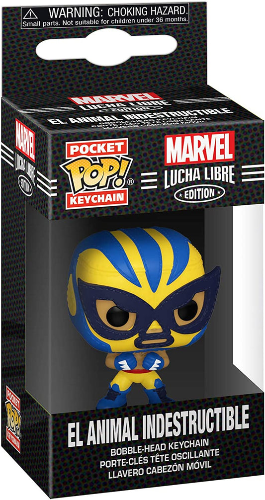 2021 Marvel Lucha Libre Edition Funko Pocket POP! Keychain El Animal Indestructible