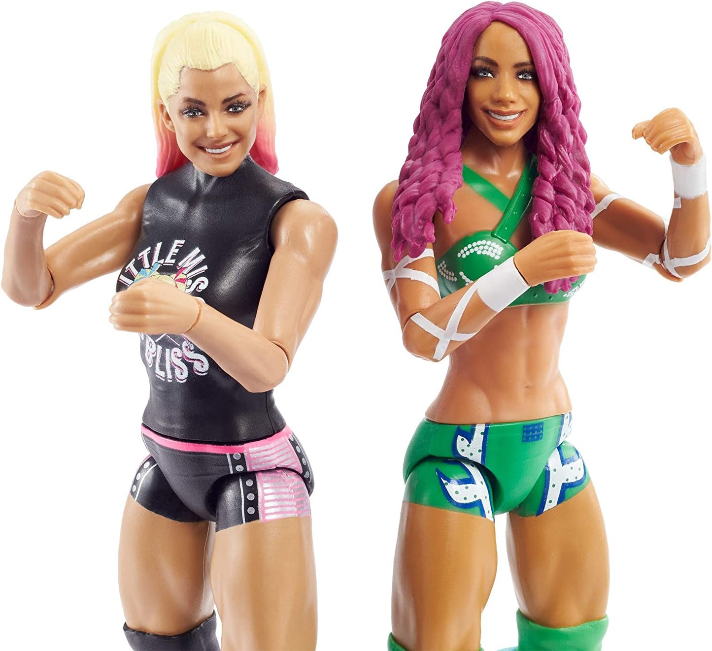 2020 WWE Mattel Basic Championship Showdown Series 1 Sasha Banks vs. Alexa Bliss