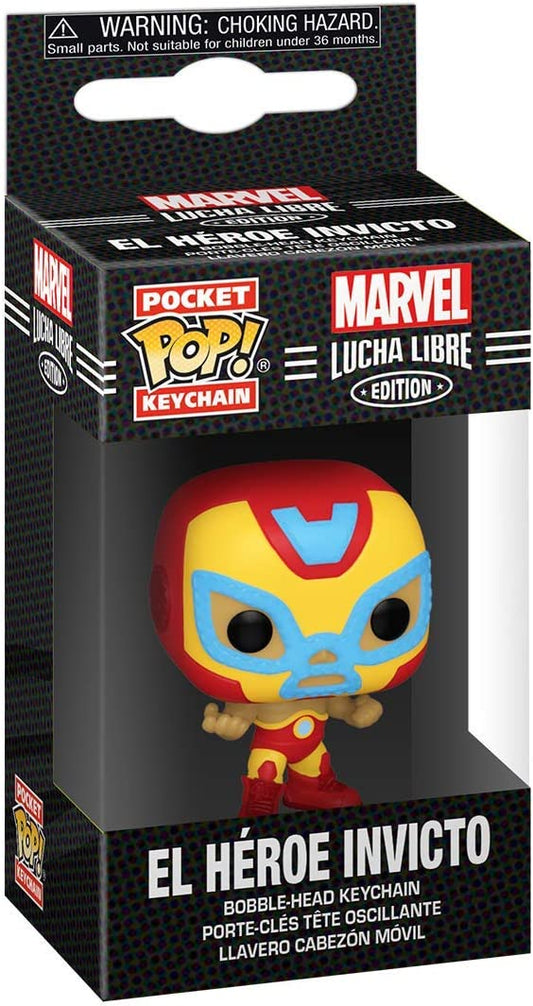 2021 Marvel Lucha Libre Edition Funko Pocket POP! Keychain El Heroe Invicto