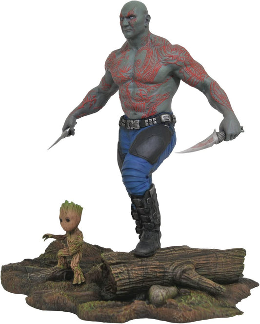 2017 Diamond Select Toys Guardians of the Galaxy Vol. 2 Drax & Groot PVC Figure