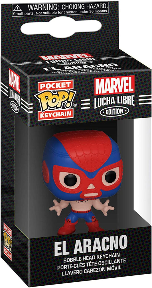 2021 Marvel Lucha Libre Edition Funko Pocket POP! Keychain El Aracno