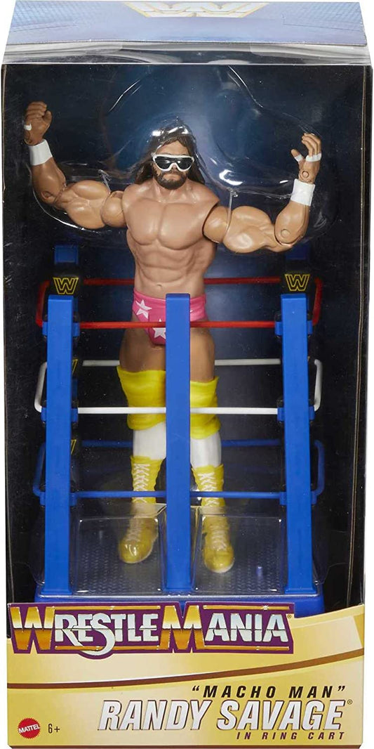 Mattel WWE Elite Macho Man Randy Savage Wrestlemania 39 Wrestling Figure  WWF 6”