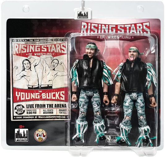 2016 FTC Rising Stars of Wrestling Multipack: The Young Bucks: Matt Jackson & Nick Jackson