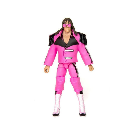 2012 WWE Mattel Elite Collection Ringside Exclusive "Pink & Black Attack" Bret "Hit Man" Hart