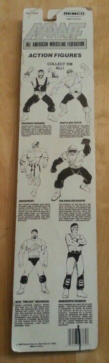 Remco All-American Wrestling Federation Pretty Boy Floyd, The Ringside Reaper & Unknown Warrior