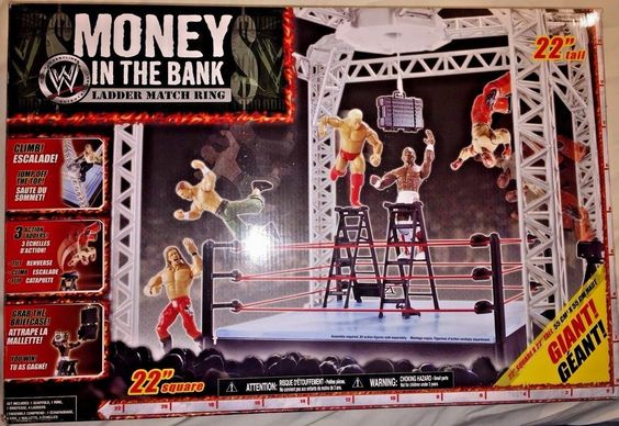 WWE Jakks Pacific Money in the Bank Ladder Match Ring