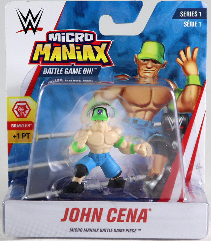 2019 WWE Wicked Cool Toys Micro Maniax Series 1 John Cena Micro Maniax Series Battle Game Piece