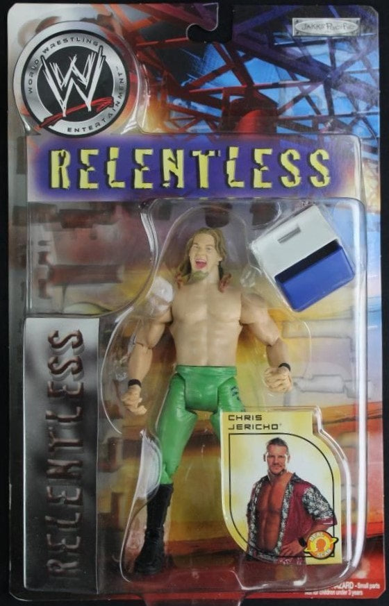 2002 WWE Jakks Pacific Relentless R-3 Tech Chris Jericho