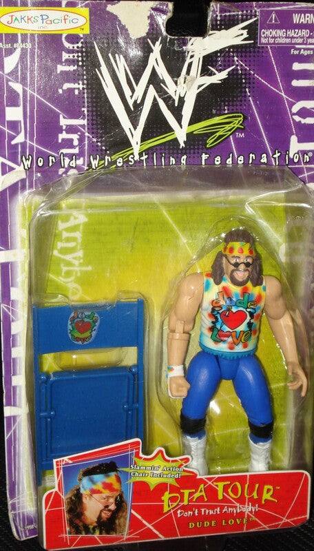 1999 WWF Jakks Pacific DTA Tour Series 1 Dude Love [Exclusive]