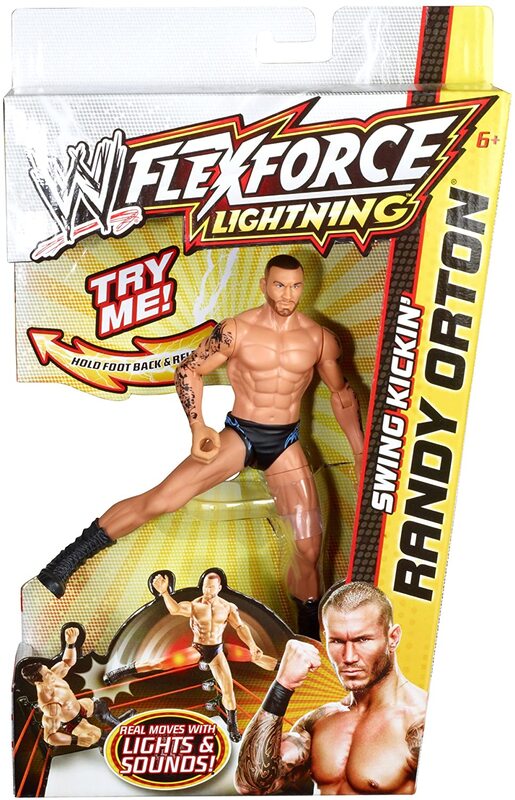 2012 WWE Mattel Flex Force Lightning Swing Kickin' Randy Orton