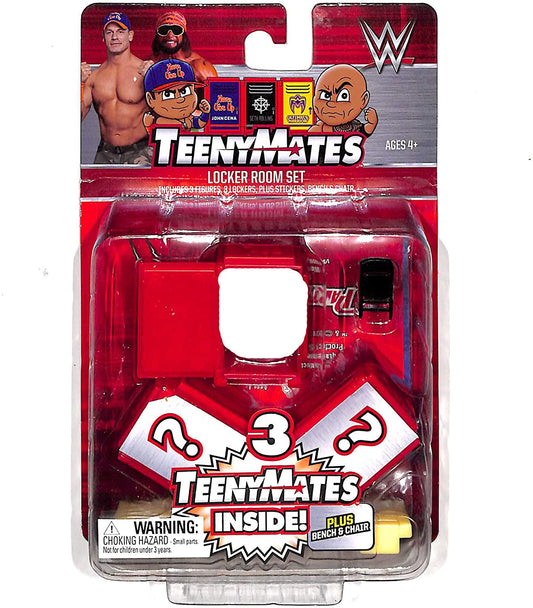 2016 Party Animal Toys WWE TeenyMates Series 2 Lock Room Set