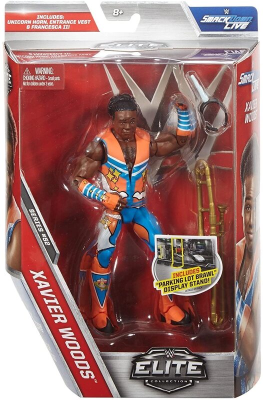 2017 WWE Mattel Elite Collection Series 52 Xavier Woods