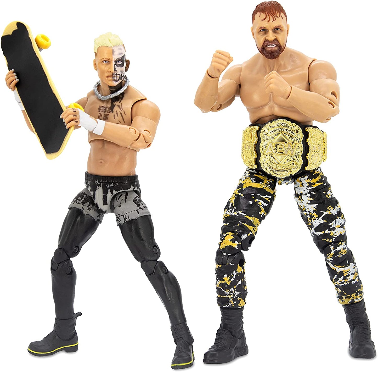 2021 AEW Jazwares Unrivaled Collection Amazon Exclusive Jon Moxley vs. Darby Allin Rivals Pack