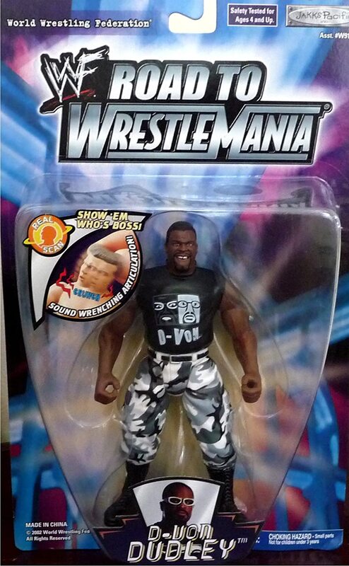 2002 WWF Jakks Pacific Road to WrestleMania D-Von Dudley