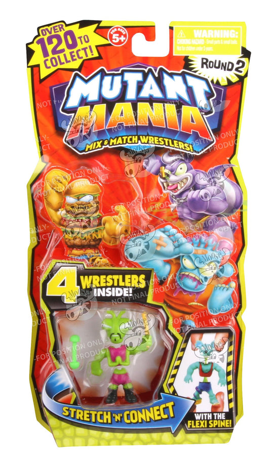 2014 Moose Toys Mutant Mania Mix & Match Wrestlers 4-Pack: Round 2