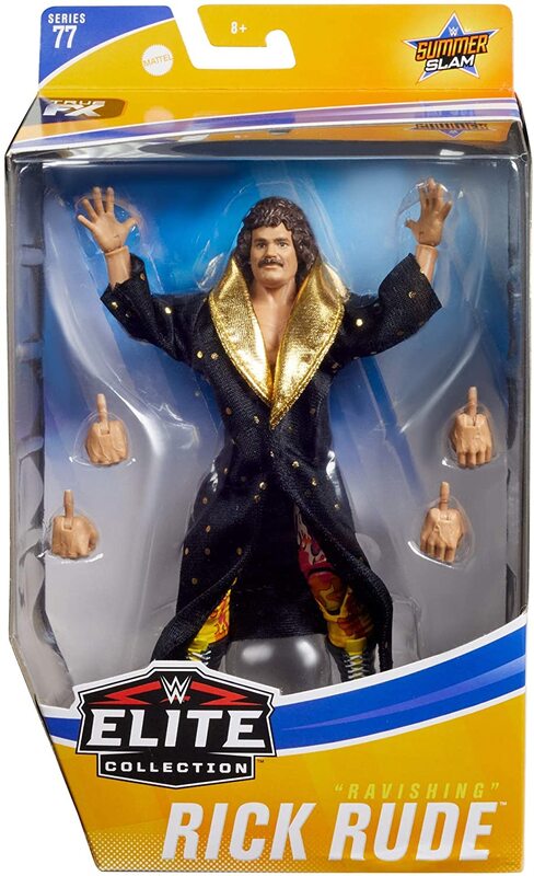 WWE Elite Legends Series 25 Ravishing Rick Rude Action Figure New In WWE Elite Legends Series 25 Ravishing Rick Rude Action Figure New In