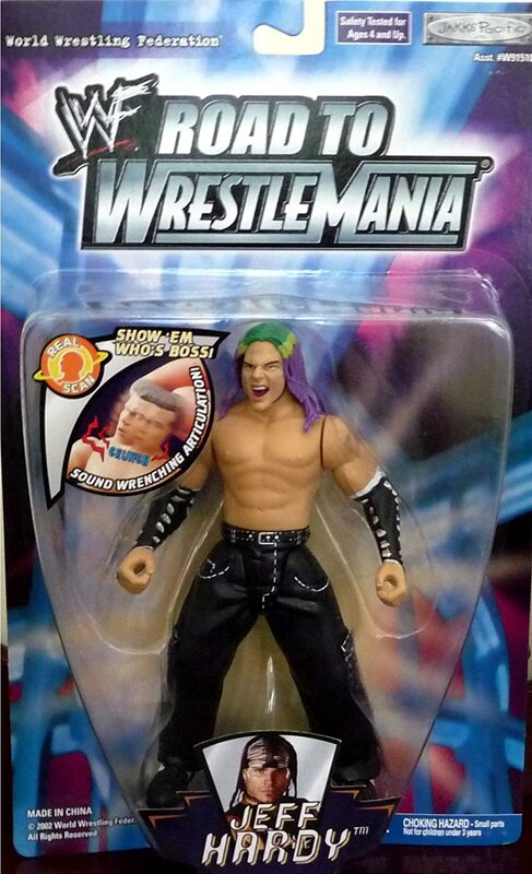 2002 WWF Jakks Pacific Road to WrestleMania Jeff Hardy
