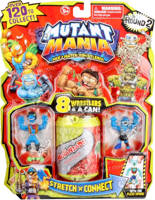 2014 Moose Toys Mutant Mania Mix & Match Wrestlers 8-Pack: Round 2