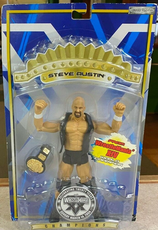 2004 WWE Jakks Pacific Titantron Live WrestleMania XX "Champions" Steve Austin